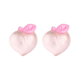 Xpoko Christmas Gifts Aesthetic Peach Earrings