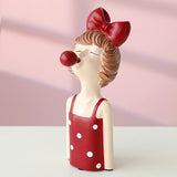 Xpoko Mischievous Girl Figurine Sculpture