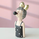 Xpoko Mischievous Girl Figurine Sculpture