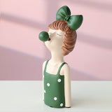 Xpoko Mischievous Girl Figurine Sculpture