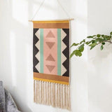 Xpoko Bohemian Geometric Tufted Wall Tapestry