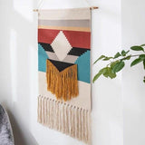 Xpoko Bohemian Geometric Tufted Wall Tapestry