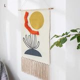 Xpoko Bohemian Geometric Tufted Wall Tapestry