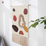 Xpoko Bohemian Geometric Tufted Wall Tapestry