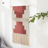 Xpoko Bohemian Geometric Tufted Wall Tapestry