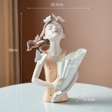 Xpoko Butterfly Forest Girl Figurine Vase