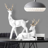 Xpoko Scandinavian Reindeer Sculpture Set of 2