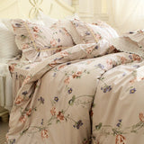 Xpoko Retro Pastoral Princess Rose Bedding Set