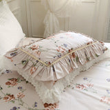 Xpoko Retro Pastoral Princess Rose Bedding Set