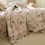 Xpoko Retro Pastoral Princess Rose Bedding Set