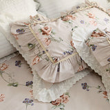 Xpoko Retro Pastoral Princess Rose Bedding Set