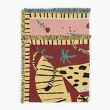 Xpoko Hippie Wild Leopard & Tiger Blanket