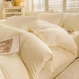 Xpoko Seersucker Fabric Bedding Set