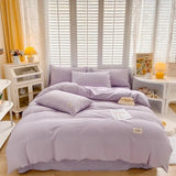 Xpoko Seersucker Fabric Bedding Set