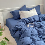 Xpoko Crumpled Sheets Bedding Set