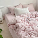 Xpoko Crumpled Sheets Bedding Set