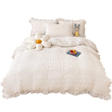 Xpoko Ribbed Softie Bedding Set