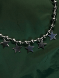 Xpoko Star Charm Punk Beads Necklace