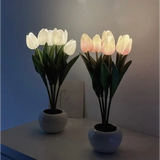 Xpoko Tulip Flowerpot Lamp Night Light 6 PCS LED W347