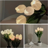 Xpoko Tulip Flowerpot Lamp Night Light 6 PCS LED W347