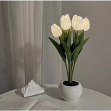 Xpoko Tulip Flowerpot Lamp Night Light 6 PCS LED W347