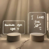 Xpoko USB Led Love Night Message Board Lamp With PEN W396