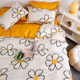 Xpoko Daisy Smiley Bedding Set