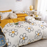 Xpoko Daisy Smiley Bedding Set