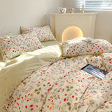 Xpoko Wild Strawberries Cotton Bedding Set