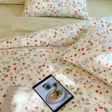 Xpoko Wild Strawberries Cotton Bedding Set