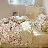 Xpoko Wild Strawberries Cotton Bedding Set