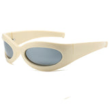 Xpoko Y2K Bug Eye Sunglasses