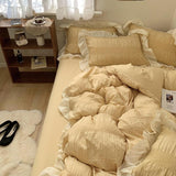 Xpoko Princesscore Soft Ruffled Bedding Set