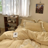 Xpoko Princesscore Soft Ruffled Bedding Set