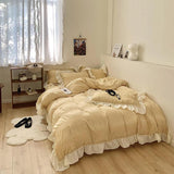 Xpoko Princesscore Soft Ruffled Bedding Set