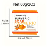 Xpoko Turmeric Soap Bar For Face & Body,Turmeric Skin Soap Wash For Dark Spot, Intimate Areas, UnderarmsTurmeric Face Soap improving Acne & Cleanses Skin