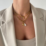 Xpoko 2024 New Woman Necklace Elegant FshionRoberta Chain