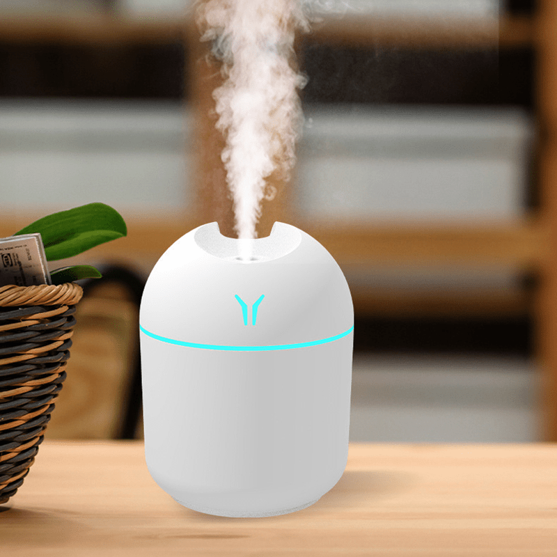 Xpoko - 1pc USB colorful humidifier, Cute Cool Mist Humidifier with LED Light - Refreshes Room, Plants, and Car - Perfect for Home, Office, and School - Great Gift for Holidays and Back to School