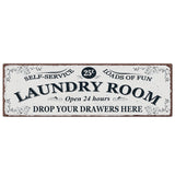 Xpoko - 1pc Waterproof Laundry Room Runner Rug - Non-Slip, Dirt-Resistant, Machine Washable, Entrance Doormat, Kitchen, Living Room, Laundry, Bathroom - 24x71in