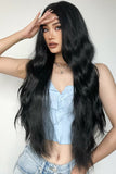 90s lob Full Machine Long Wave Synthetic Wigs 28''