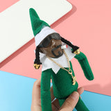 XPOKO Christmas Elf Doll felt doll eco-friendly doll spot peeping bent Snoop on a Stoop
