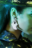 Back to school Ghost Shape Beaded Dangle Earrings