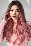 Xpoko Fashion Wave Synthetic Long Wigs in Pink 26''