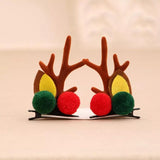 Mini Gold Silver Jingle Bell Christmas Tree Pet Hanging Christmas Antler Hair Clips DIY Handmade Bell Crafts Accessories-1