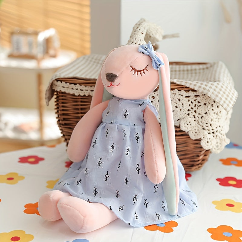 Xpoko - 1pc Rabbit Doll,Easter Bunny Plush Doll-Christmas,Thanksgiving,New Year's Gift ( CE And CPC Testing In Progress, Report Will Be Out In One Or Two Days)