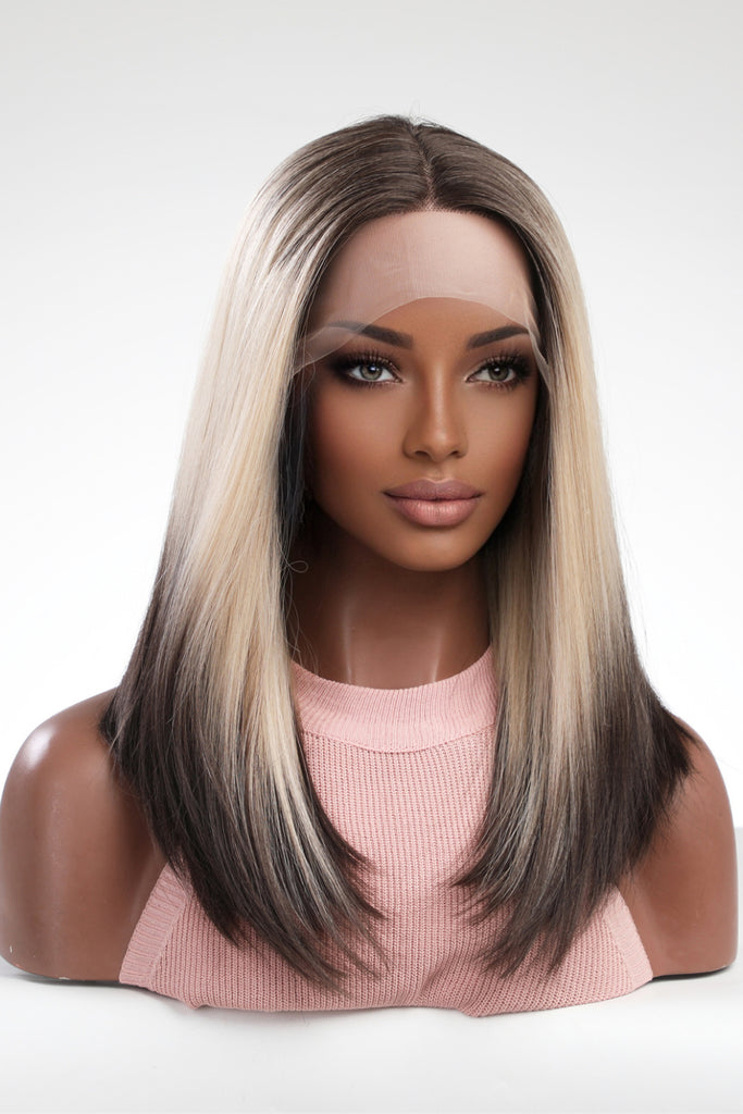 90s lob 90s lob 13*2" Lace Front Wigs Synthetic Long Straight 16" 150% Density