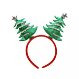 Mini Gold Silver Jingle Bell Christmas Tree Pet Hanging Christmas Antler Hair Clips DIY Handmade Bell Crafts Accessories-1