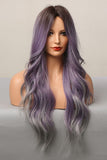 Xpoko Elegant Wave Full Machine Synthetic Wigs in Purple 26''