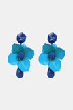 Back to school Bloosm Flower and Teardrop Resin Dangle Earrings