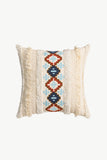 Xpoko back to school Embroidered Fringe Detail Decorative Throw Pillow Case